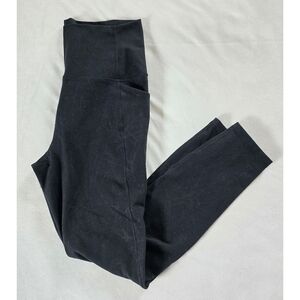 Spyder Active▪️Black Pocket Leggings w/ Geometric Pattern